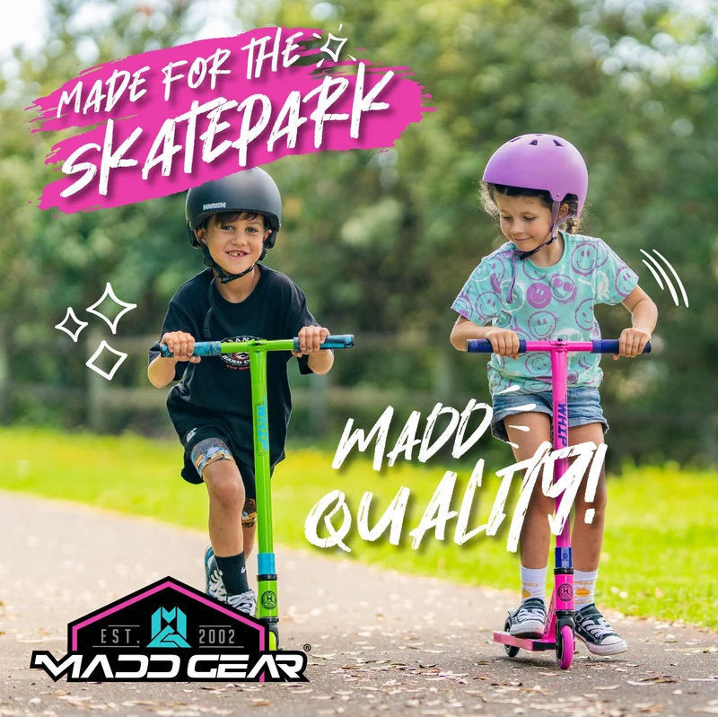Carve Flow-X Pro Stunt Scooter - Pink-Teal