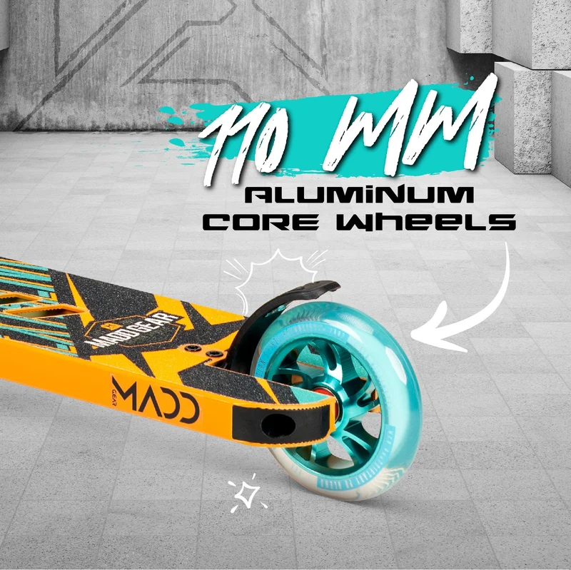 MG Kick Extreme 5" Scooter - Teal Orange