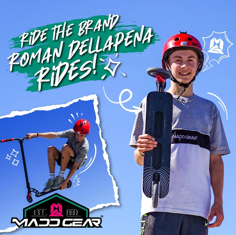 MGP Origin 5” Shredder Stunt Scooter - Teal Pink