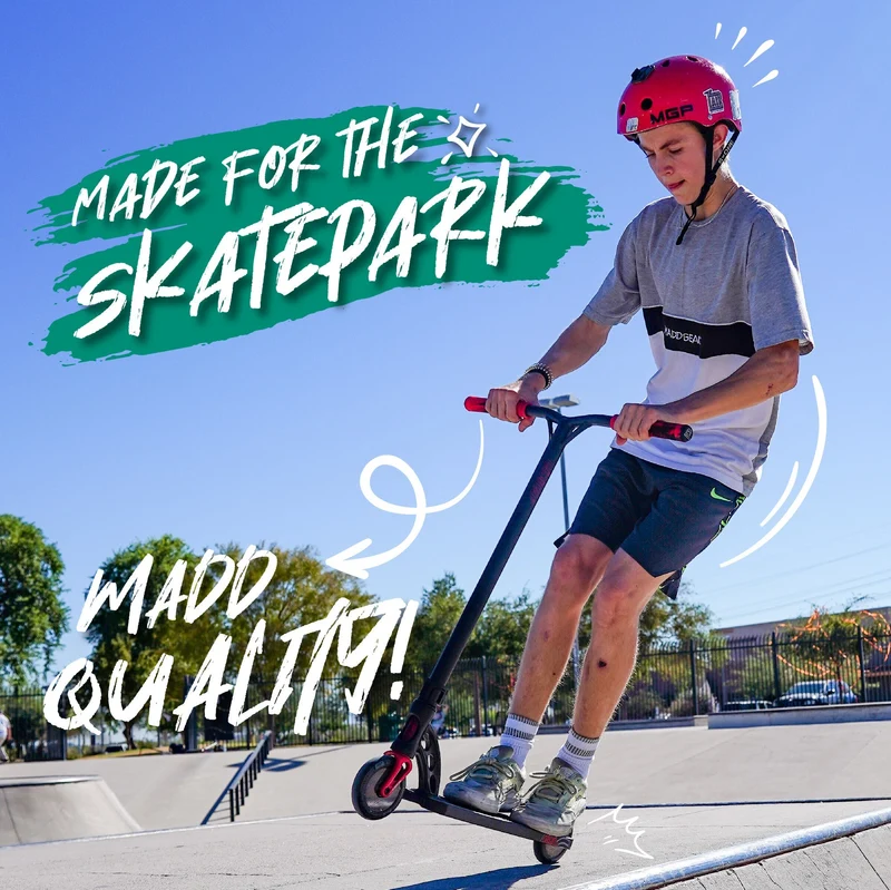 MGP Origin 5” Shredder Stunt Scooter - Teal Pink