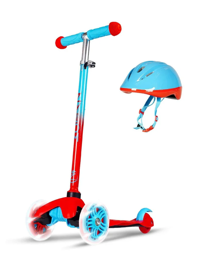 Zycom Zipper Scooter & Helmet - Red Blue