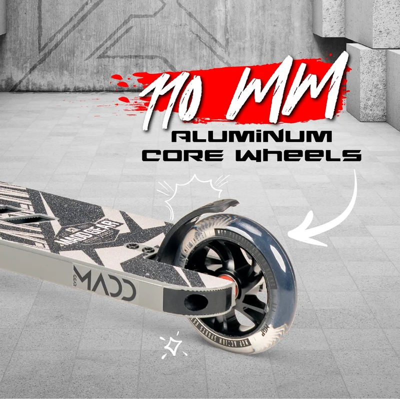 MG Kick Extreme 5" Scooter - Black Grey