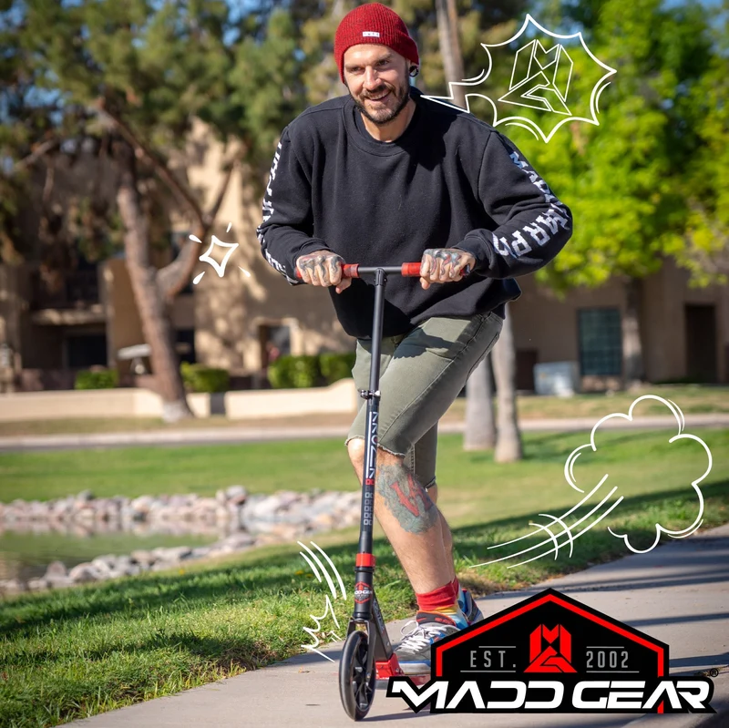 Kruzer 200 Folding Scooter - Red