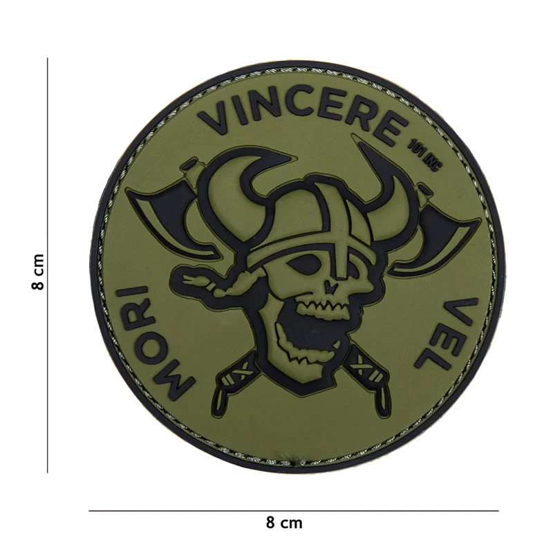 3D pvc patch Mori Vincere Vel groen #18088