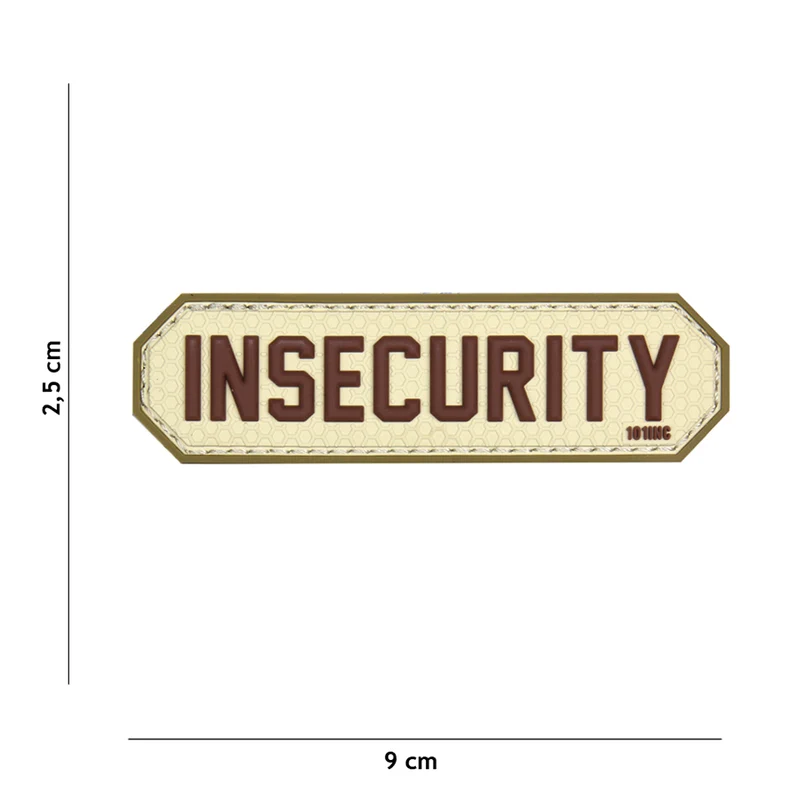 3D pvc patch Insecurity coyote #18004