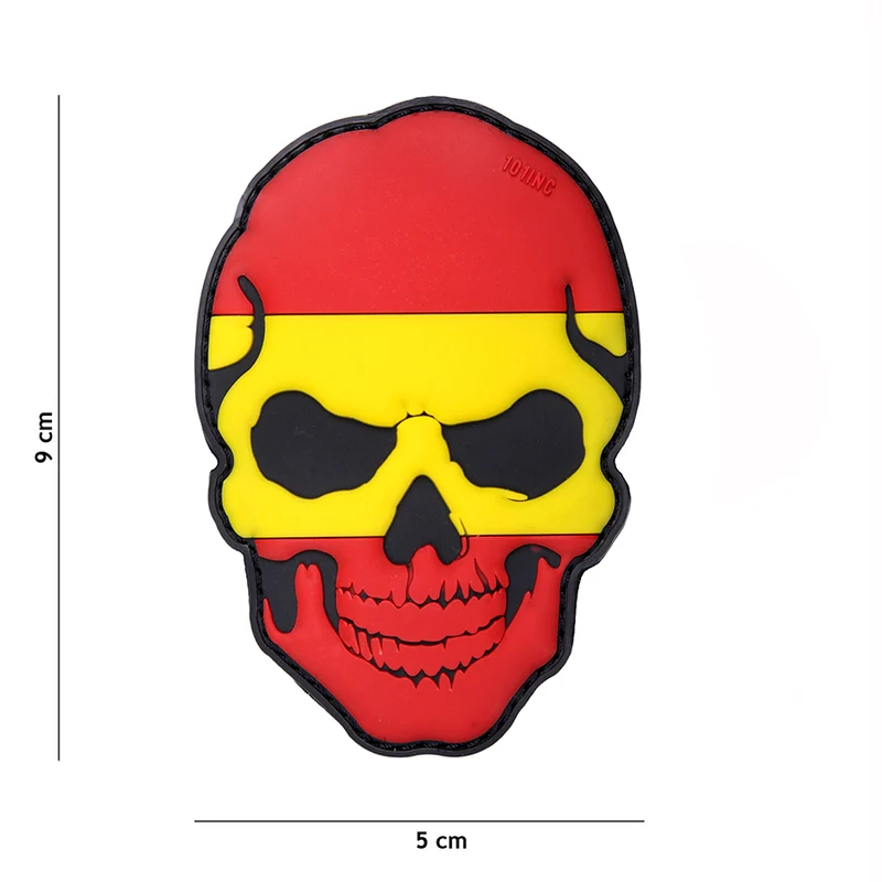 3D pvc patch skull Spanje #16024