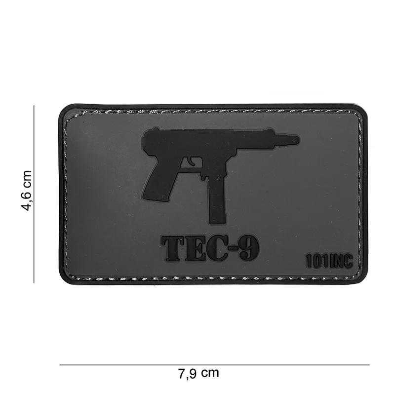 3D pvc patch TEC-9 #15073