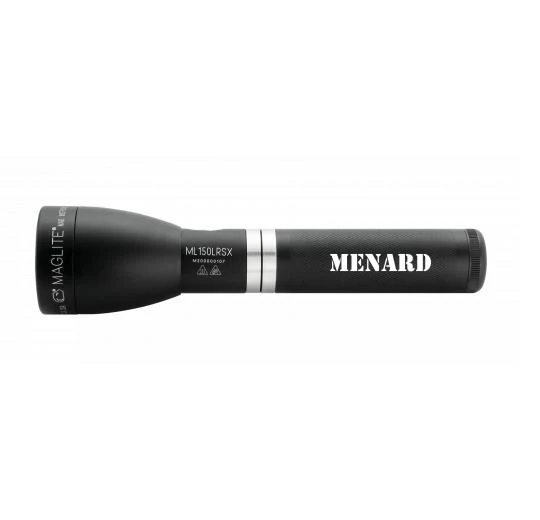 ML150LRSX Rechargeable LED Fast-Charging Flashlight - Matte Black - Custom Tactical Engraving