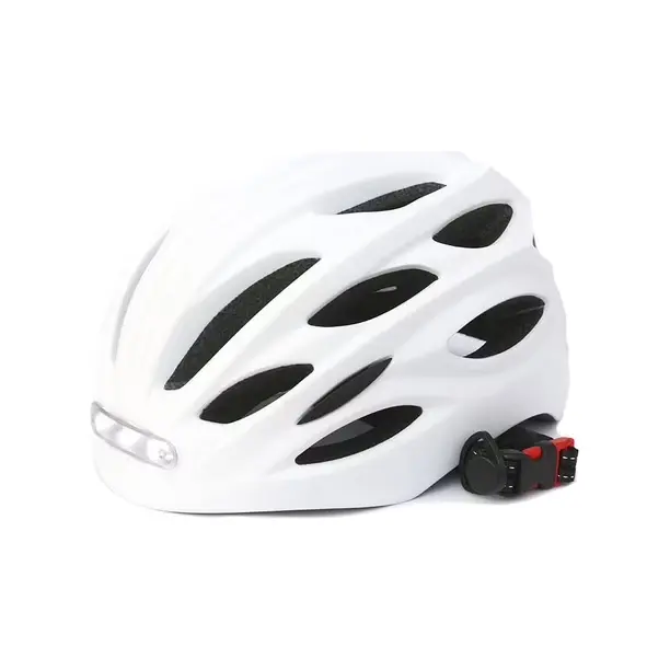 Adult Bicycle Helmet with Rechargeable Front & Rear LED Lights