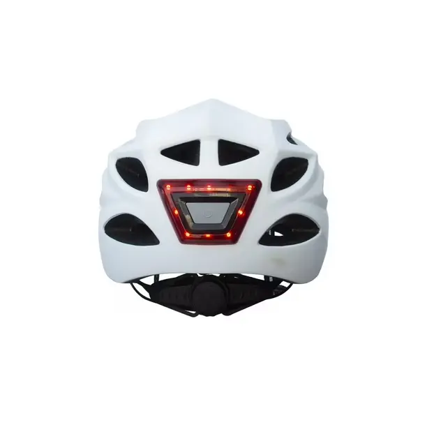 Adult Bicycle Helmet with Rechargeable Front & Rear LED Lights