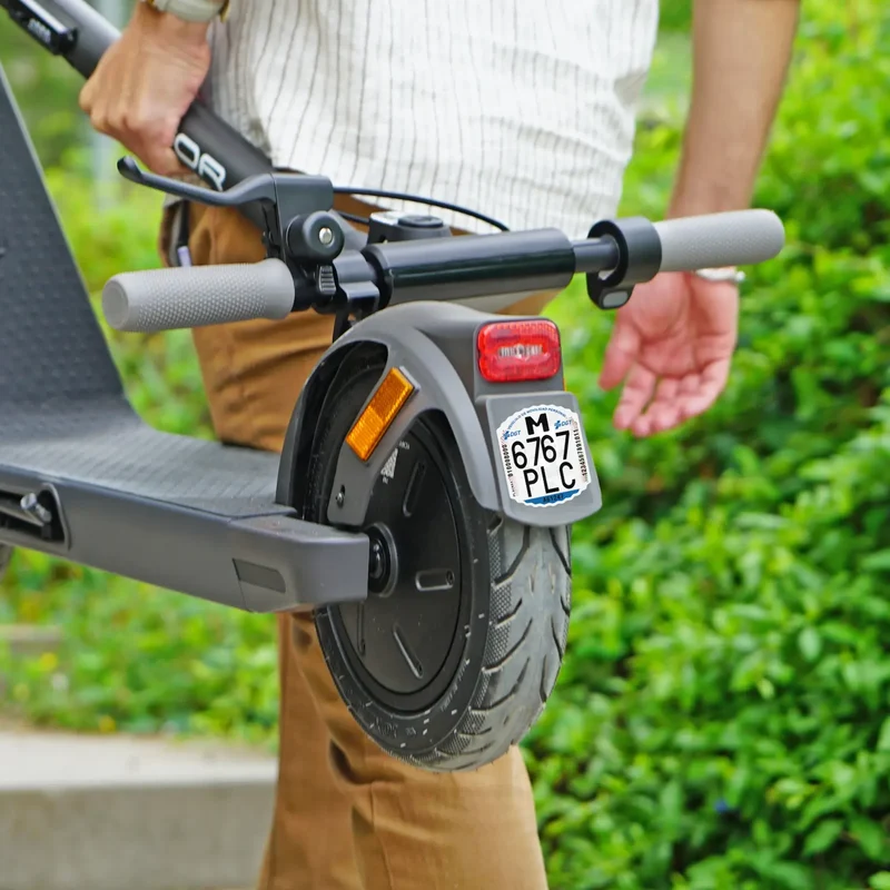License plate for electric scooter approved by the DGT in Spain (VMP) | Anti-theft sticker 2026