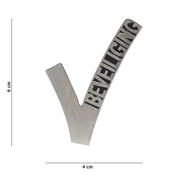 Embleem Metaal Beveiliging Security schroefdraad