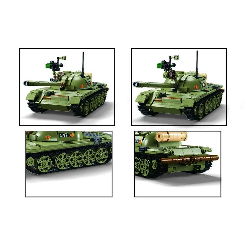 Sluban Tank (MBT) 3 in 1