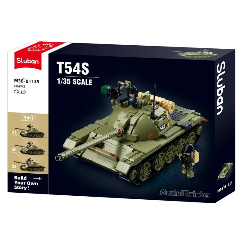Sluban Tank (MBT) 3 in 1