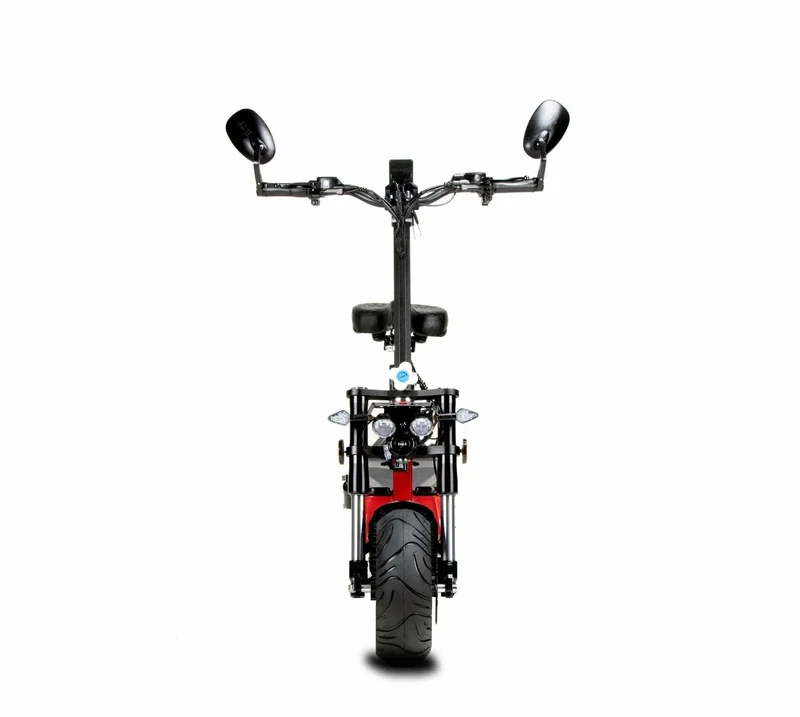 WANDLER K/E Leuchtrot – sportlicher Elektroroller 45 km/h mit Sitz