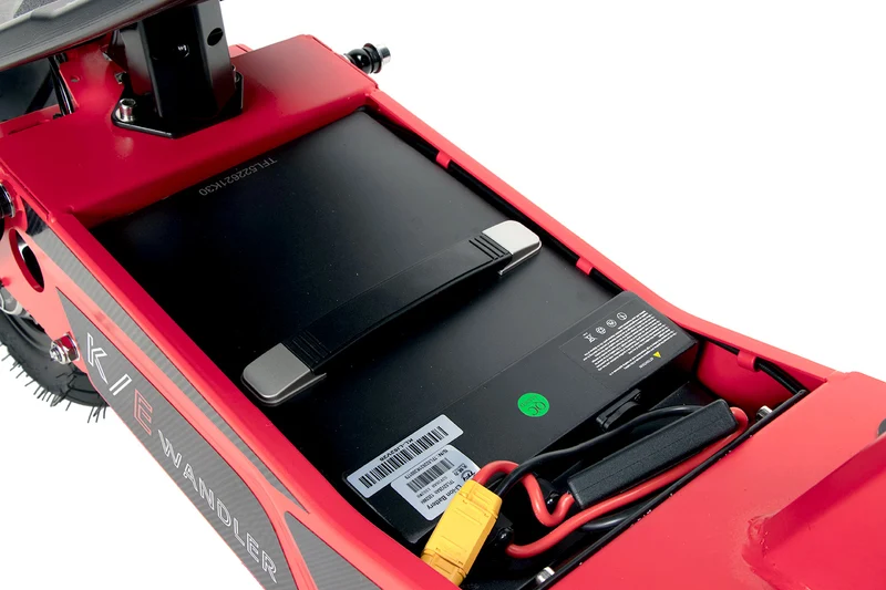 WANDLER K/E Leuchtrot – sportlicher Elektroroller 45 km/h mit Sitz