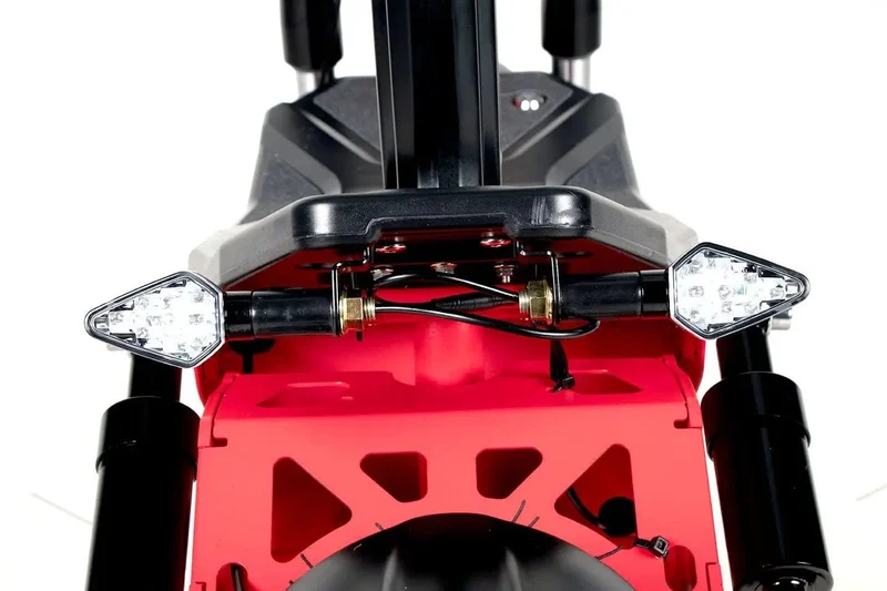 WANDLER K/E Leuchtrot – sportlicher Elektroroller 45 km/h mit Sitz
