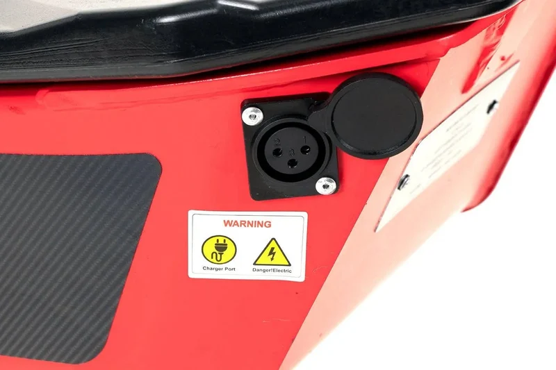 WANDLER K/E Leuchtrot – sportlicher Elektroroller 45 km/h mit Sitz
