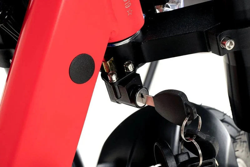 WANDLER K/E Leuchtrot – sportlicher Elektroroller 45 km/h mit Sitz