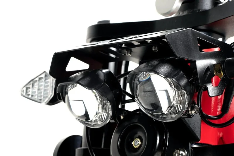 WANDLER K/E Leuchtrot – sportlicher Elektroroller 45 km/h mit Sitz