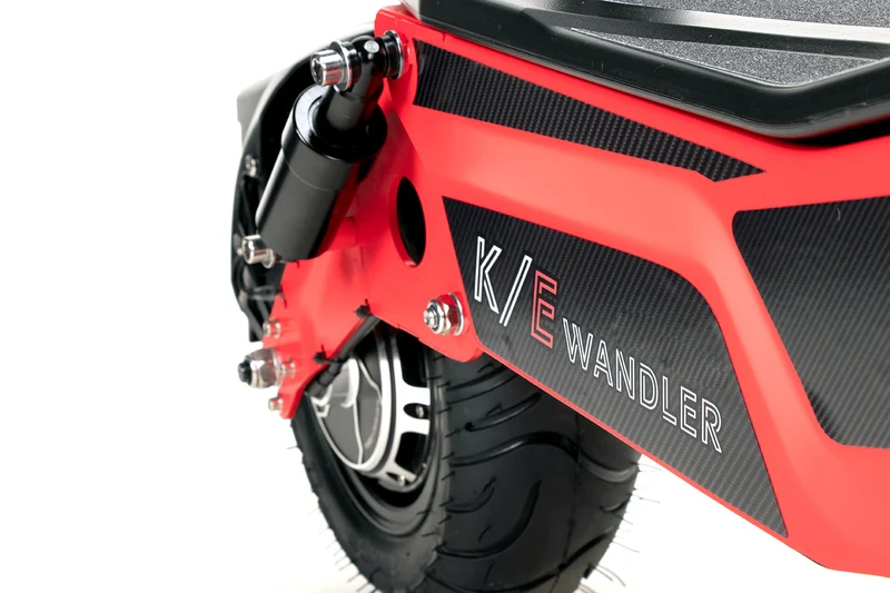 WANDLER K/E Leuchtrot – sportlicher Elektroroller 45 km/h mit Sitz