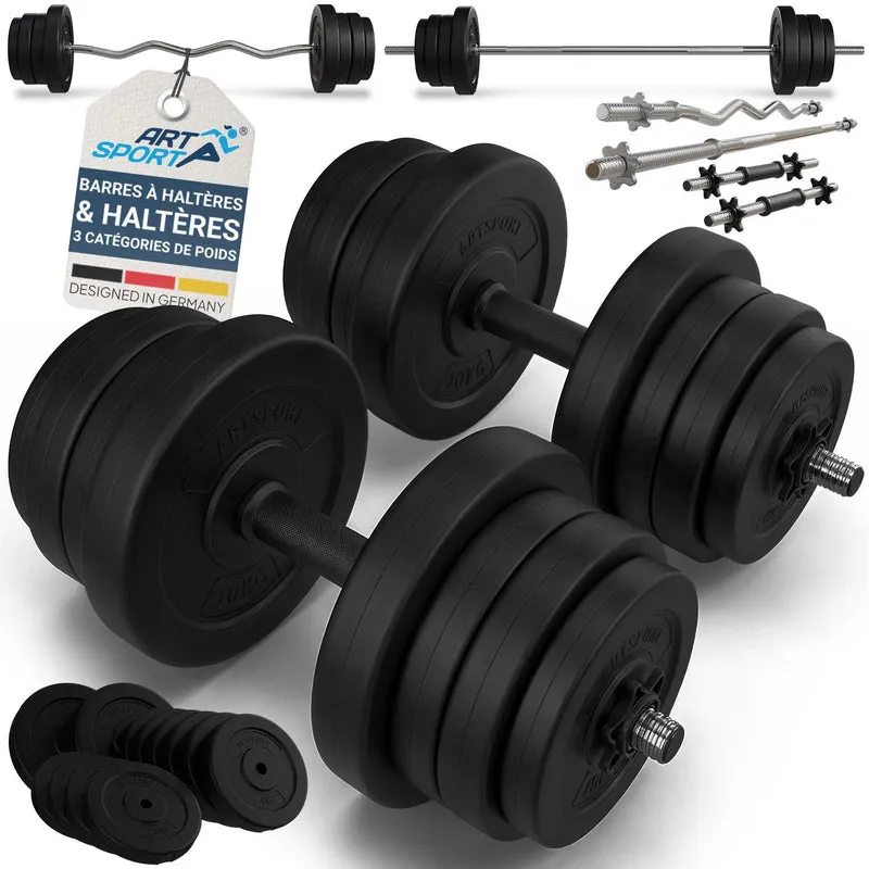 3in1 Hantelset 60kg