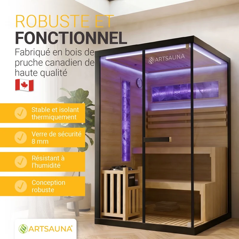 Traditionelle Sauna Vantaa - Schwarz