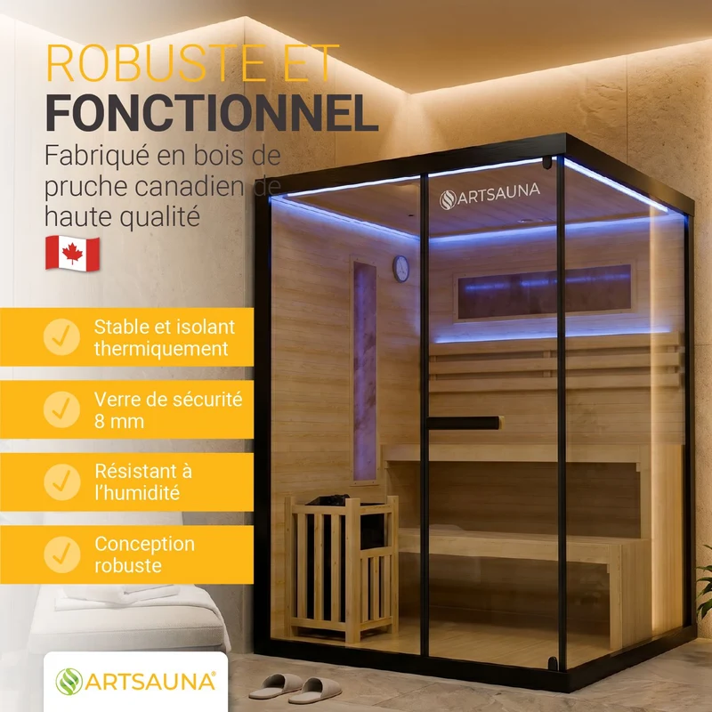 Traditionelle Sauna Vantaa - Schwarz