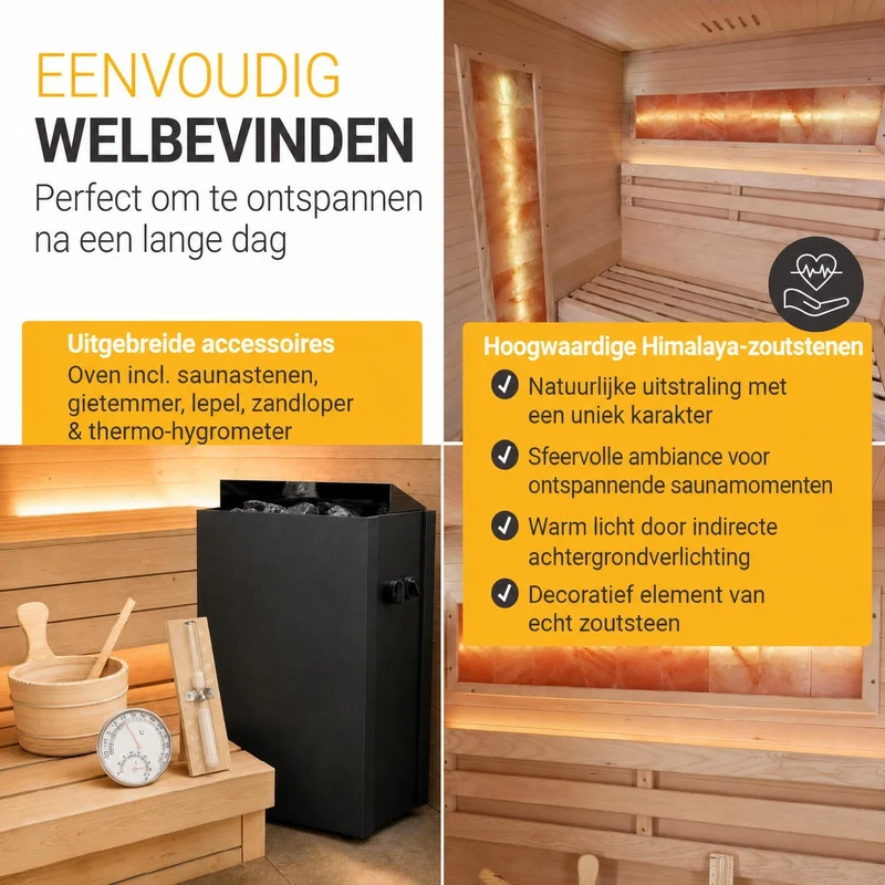 Traditionelle Sauna Vantaa - Schwarz