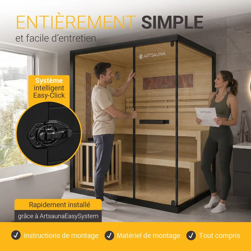Traditionelle Sauna Vantaa - Schwarz
