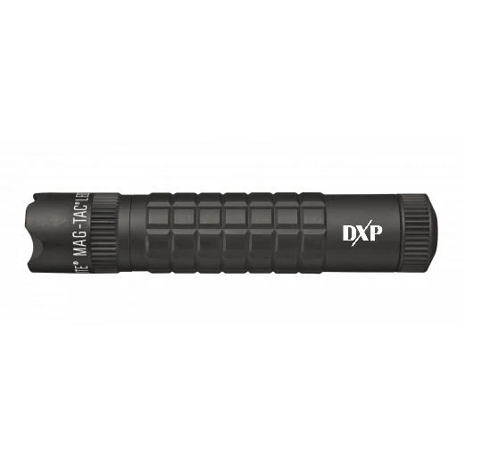 MAG-TAC CR123 LED Flashlight Crowned Bezel - Black - Custom Engraving