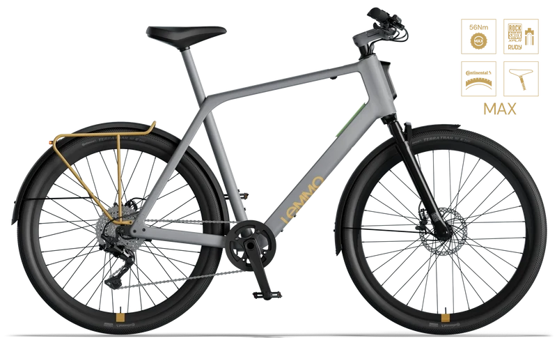 Lemmo ONE MK2 Dynamic - Smartes, leichtes E-Bike mit Kettenantrieb
