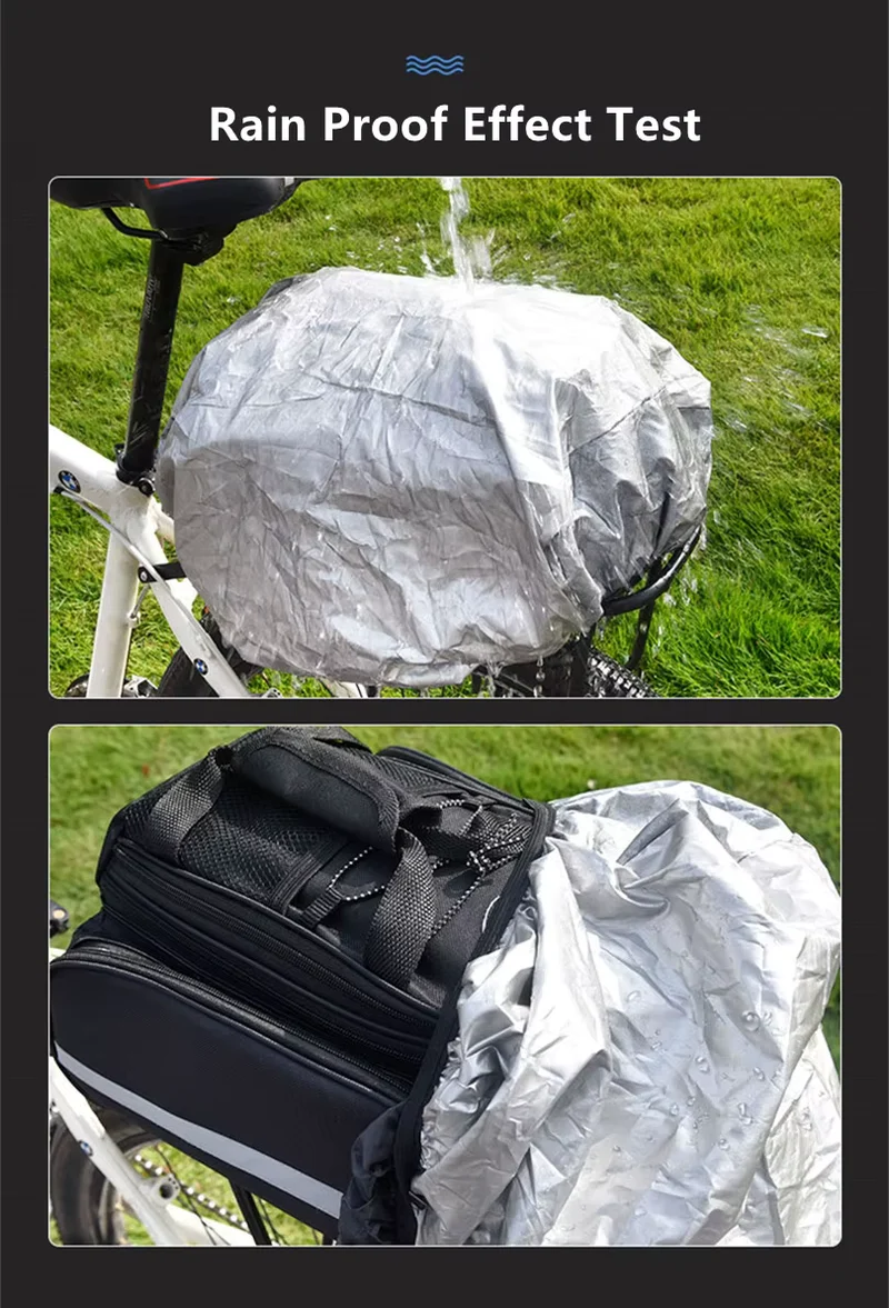 Fahrradtasche Gepäckträger 27L inkl. Seitentaschen