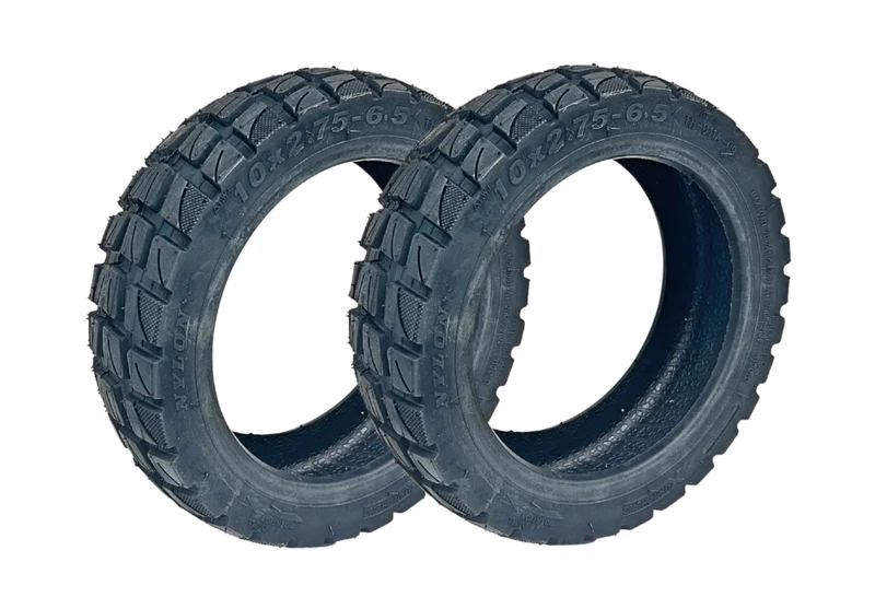 2x Trittbrett E-Scooter Reifen Tubeless 10x2,75 Zoll Set 10x2,75-6,5