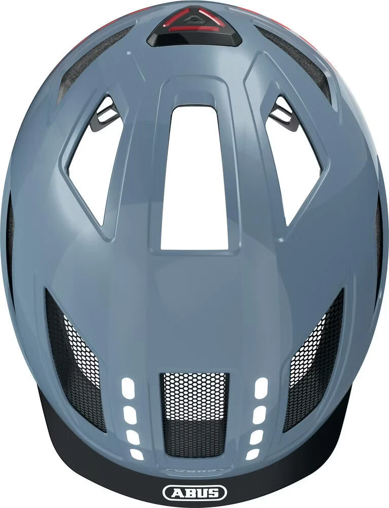 ABUS Helm HYBAN 2.0 LED signal glacier L