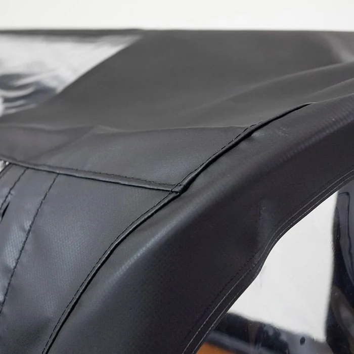Babboe Curve Regenverdeck Schwarz – Premium Wetterschutz für Lastenfahrräder