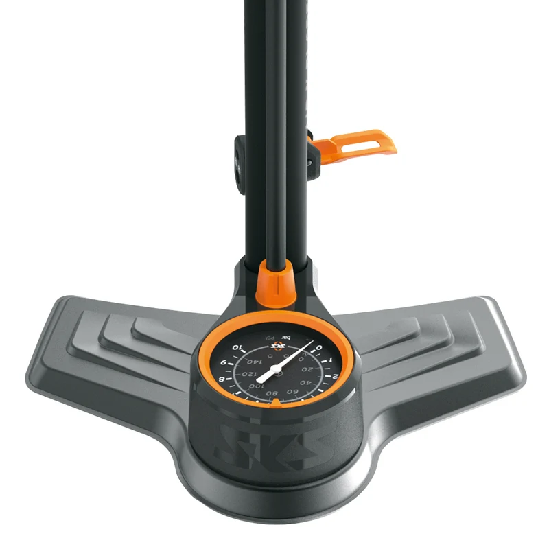 AIR-X-PLORER 10.0 stabile Standpumpe mit Präzisionsmanometer für Fahrräder