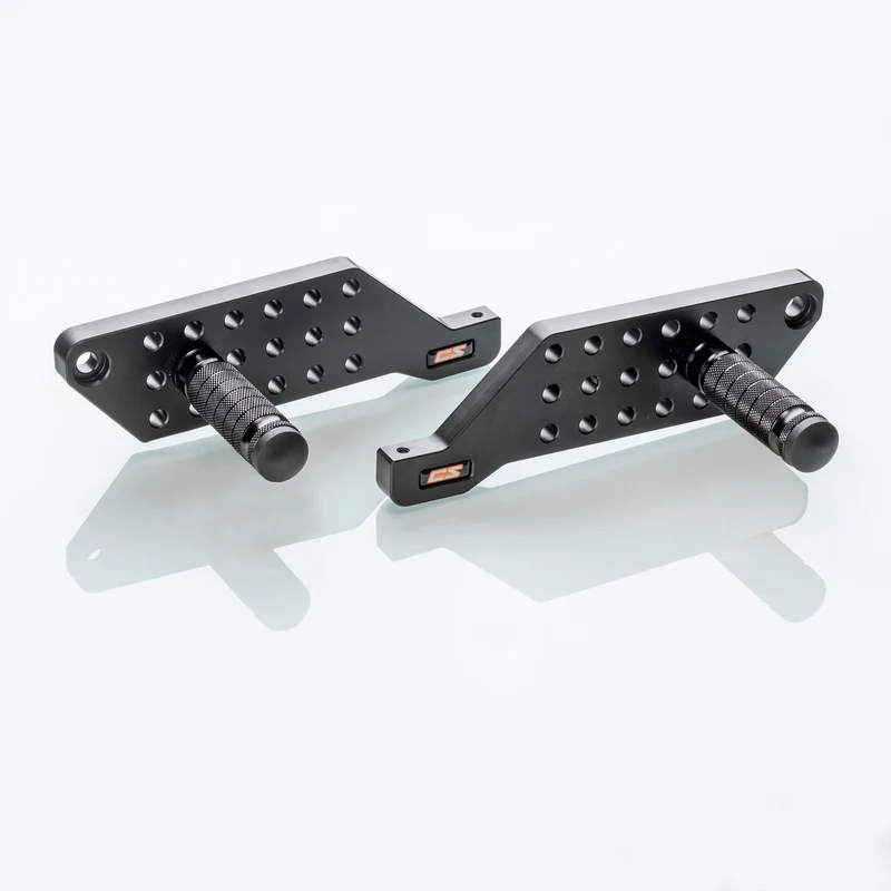 Yamaha Aerox Fußrasten - CNC Aluminium Fußrastenanlage
