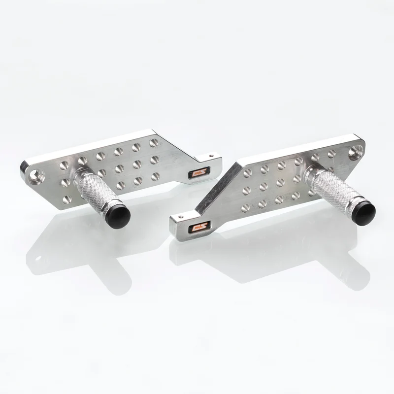 Yamaha Aerox Fußrasten - CNC Aluminium Fußrastenanlage