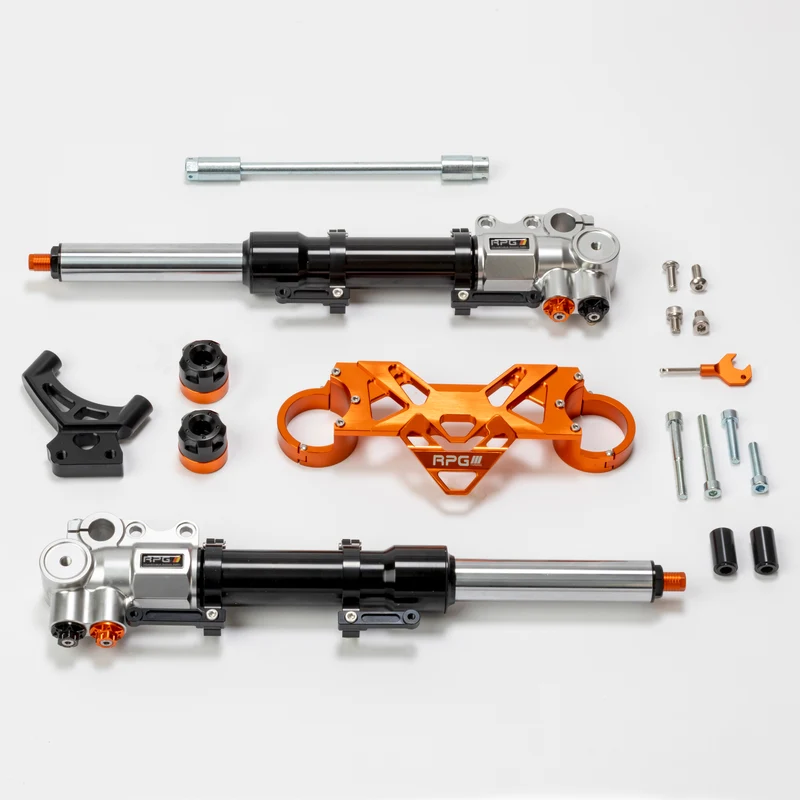 GABELHOLME KOMPLETTSET RPG ADJUSTABLE RACING FORK 30MM / YAMAHA AEROX