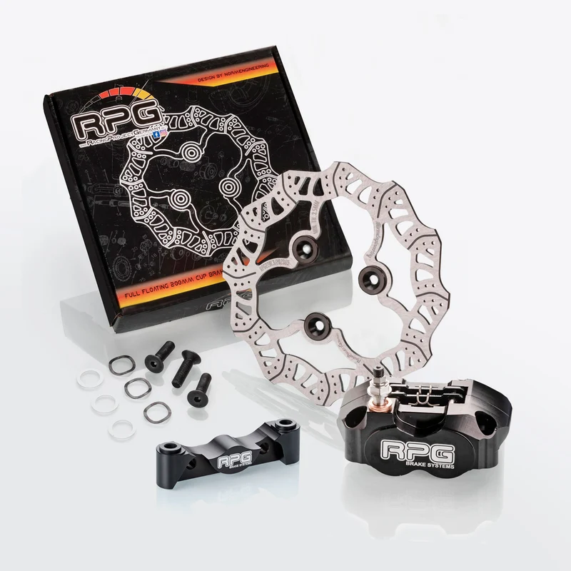 Bremskit Hinten: 200mm Bremsscheibe + Bremssattel + Adapter für Yamaha Aerox
