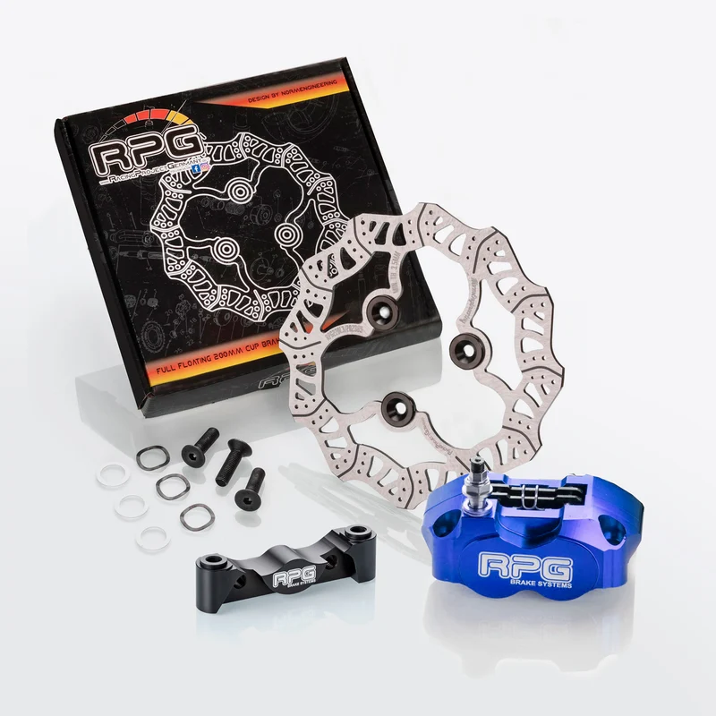 Bremskit Hinten: 200mm Bremsscheibe + Bremssattel + Adapter für Yamaha Aerox