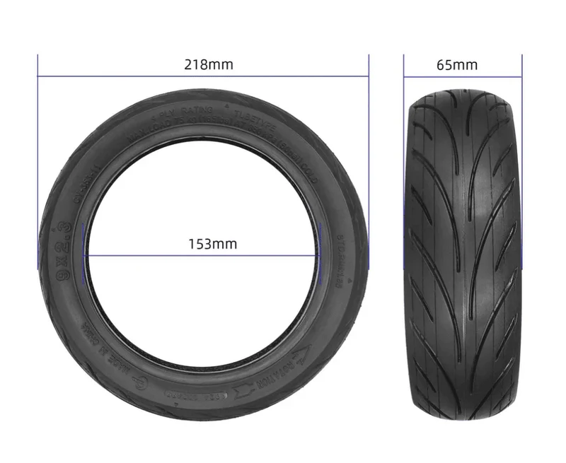 Yuanxing 9x2,3" Reifen / Mantel Generic, NIU KQi1