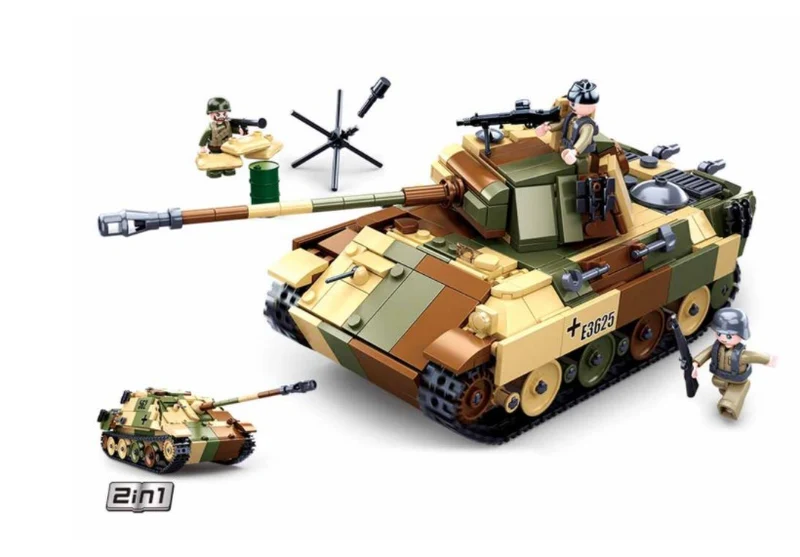 Sluban Medium German Tank Camouflage.