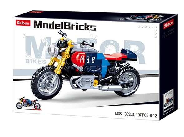 Sluban Café Racer Motor